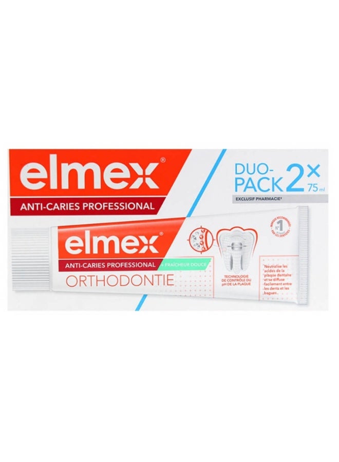 Elmex Toothpaste Anti-Decays Professional Expert 8-18 Years Old 2 x 75ml